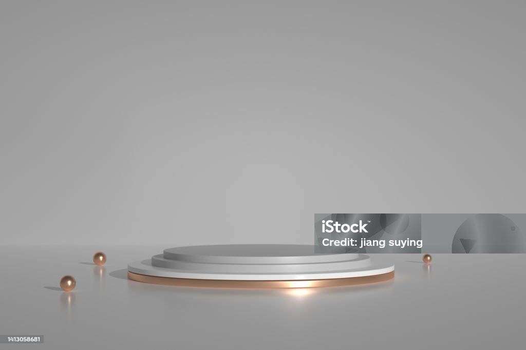 Product Display Rendering 3d Rendering Virtual Product Display Platform Stock Photo - Download ...