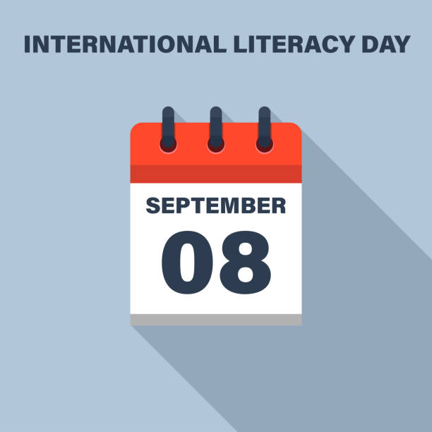 International Literacy Day, September 08, Calendar icon. Date. International Literacy Day, September 08, Calendar icon. Date. International Literacy Day stock illustrations