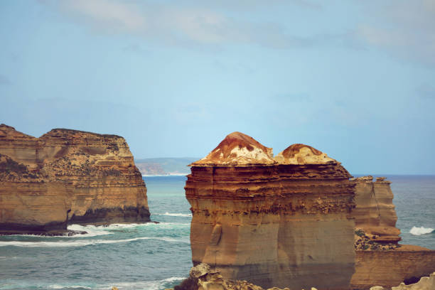 The famous tourist destination of the 12 Apostles along the Great Ocean Road