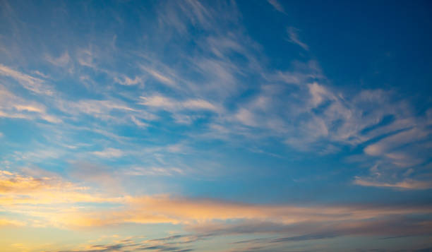 istock Scenic view of cloudy sky 1413065223