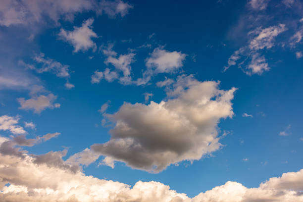 istock Scenic view of cloudy sky 1413065780