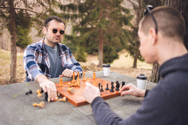 istock Two male friends going outdoors for fun in late autumn time 1413065998