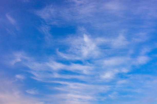 Beautiful clouds in the blue sky background