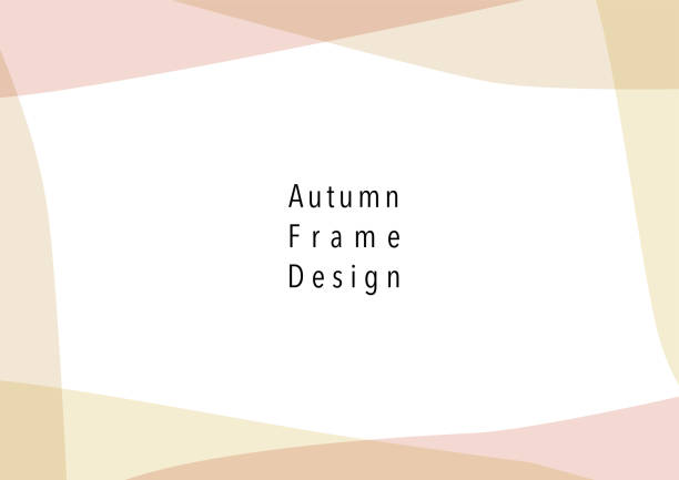 Autumn colors, hand painted, abstract, geometric watercolor frame design Autumn colors, hand painted, abstract, geometric watercolor frame design wallpaper pattern retro revival autumn leaf stock illustrations