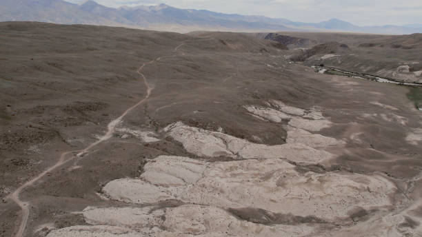istock Sand dune landscape in Altai also called as Moon valley 1413066380