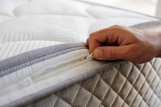 Closeups of mattress
