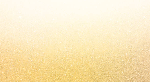 soft light pastel yellow beige color gradient glowing shiny glitter paper background texture. dots details backdrop.