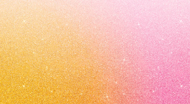 istock Gold orange pink gradient sparkling glitter shinny abstract texture background. 1413088419