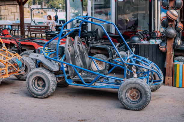 12 June 2022, Antalya, Turkey:  ATV buggy extreme vehicle for rent