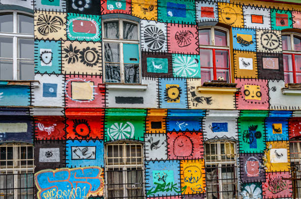 Ljubljana, Slovenia - February 19, 2018: Metelkova Art Center