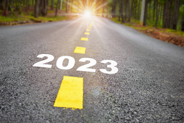 istock Road to 2022 with sunbeam 1413094944