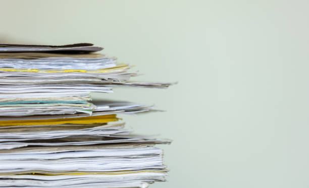 Poor Paperwork 480+ Messy Pile Of Paperwork In Home Office Stock Photos, Pictures ...