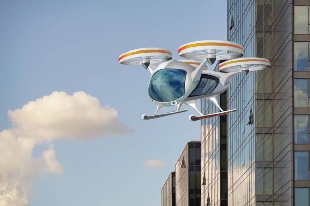 istock Electric Vertical Take-off and Landing Aircraft 1413108639