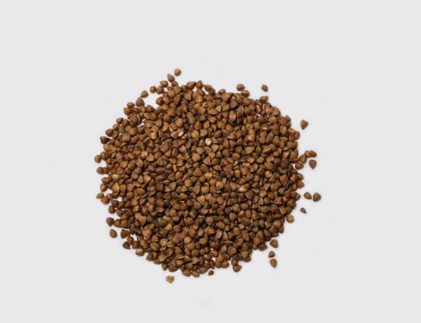 istock buckwheat groats food on white background isolate 1413110913