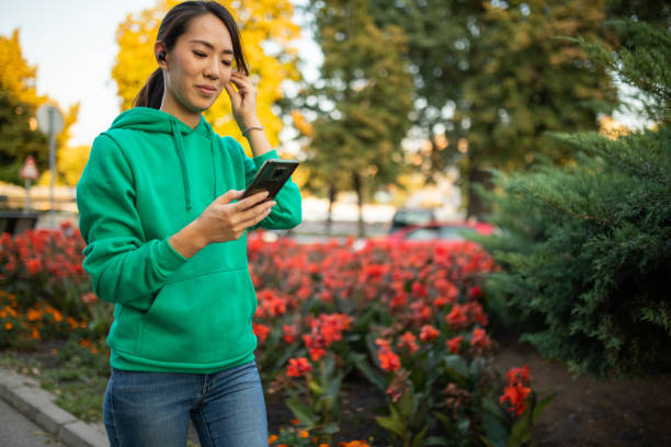 istock Woman having a walk through city on beautiful day 1413120363