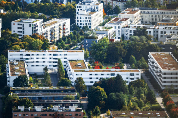 istock modern Residential Buildings in Munich, Germany 1413130773