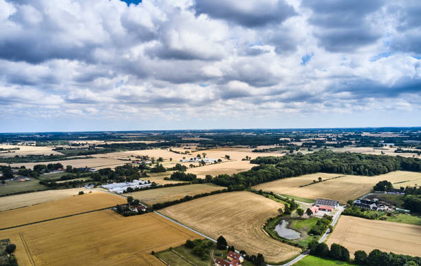 istock Aerial view of landscape 1413138760