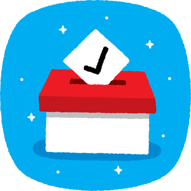 ilustrações de stock, clip art, desenhos animados e ícones de ballot box doodle 4 - voting doodle republican party democratic party