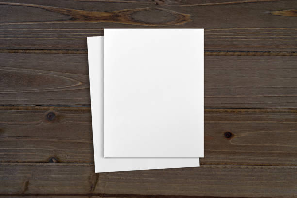 istock A2 Greeting Card Mockup on Rustic Wood with Clipping Path 1413141285
