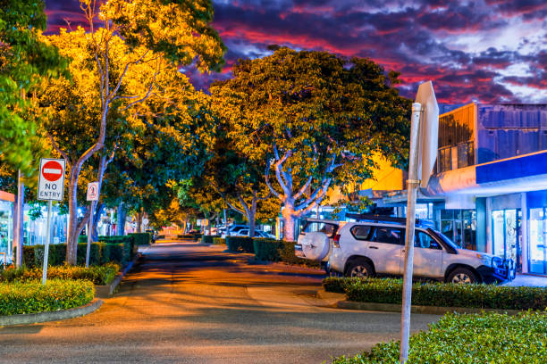 istock Forster Shop street green set 1413148208