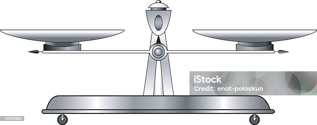 Equilibrio - arte vectorial de Báscula libre de derechos