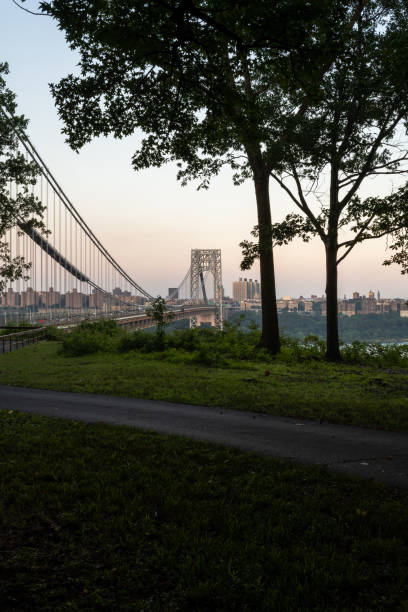 istock George Washington Bridge from Fort Lee, NJ at Sunset 1413149795