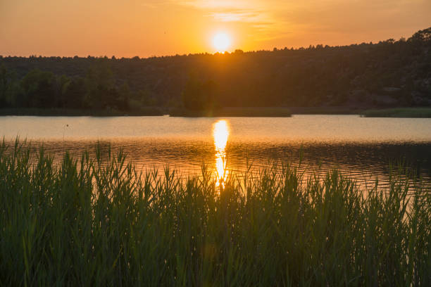istock Sunset in Valbona reservoir Teruel Aragon Spain 1413149980