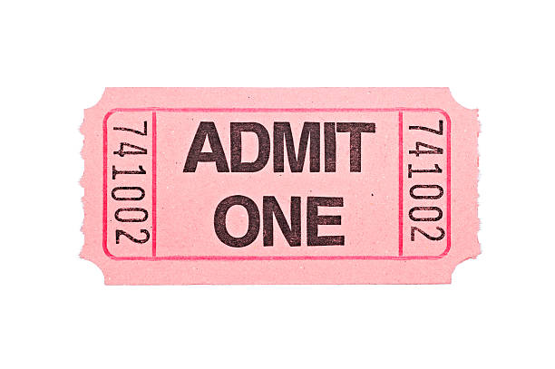 istock Movie ticket isolated on white 141315534