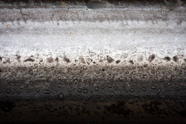 istock Train track texture. A macro fragment of a railway track. 1413193951