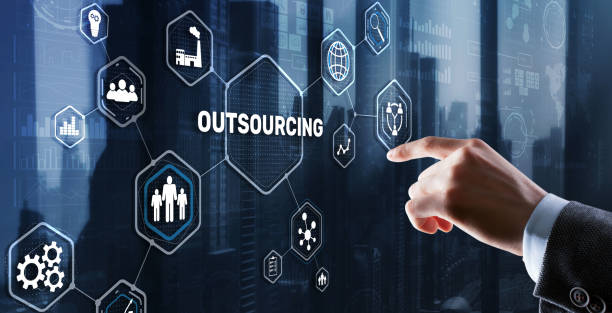 istock Outsourcing Business Human Resources Internet Finance Technology Concept 1413196165
