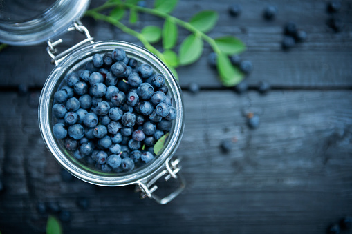 Blueberry antioxidant organic superfood