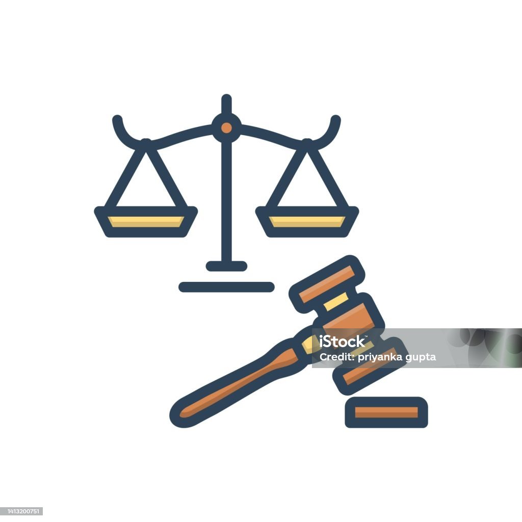 Ligation Icon Litigation Case Stock Illustration - Download Image Now - Hammer, Icon ...