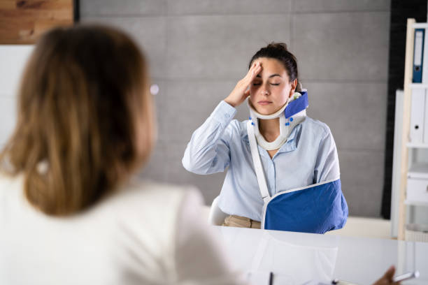 Worker Injury And Disability Compensation Worker Injury And Disability Compensation. Social Security Claim personal injury lawyer stock pictures, royalty-free photos & images
