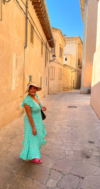 istock Attractive Hispanic senior in Spanish city 1413211610