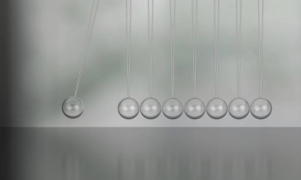 istock Glass Balancing Balls Newton's cradle 1413219451