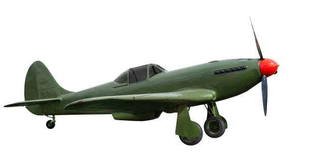 istock Old military fighter aircraft 1413219504
