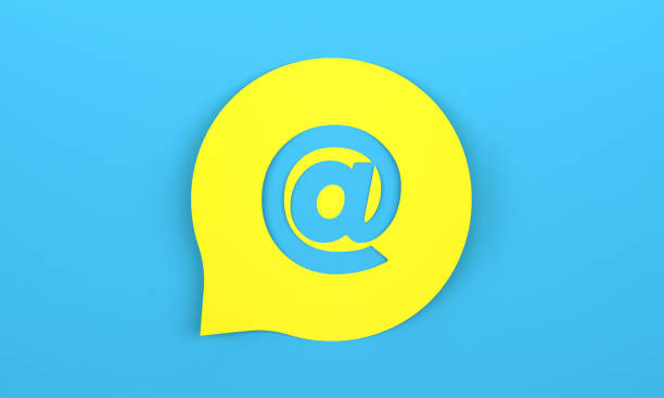 istock Yellow speech bubble with 