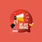 istock We Are Hiring Announcement and Modern Job Vacancy Concept, Looking for Talent and Recruitment Campaign 1413219594