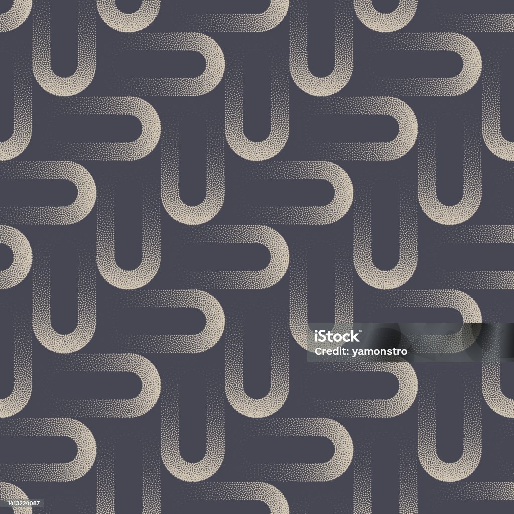 Cool Dynamic Patterns Dynamic Lines Cool Stipple Seamless Pattern Vector Trendy Abstract ...