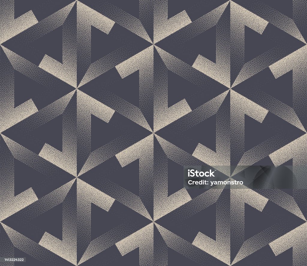 Splitting Pattern Design Split Triangles Motley Fashionable Stipple Repetitive Pattern Vector ...