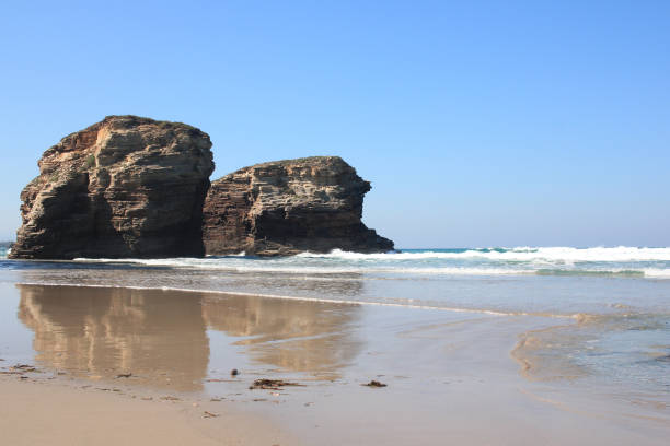 istock lonely beach in the Cantabrian sea 1413231120