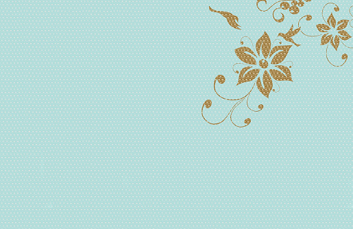 Blue floral background illustration