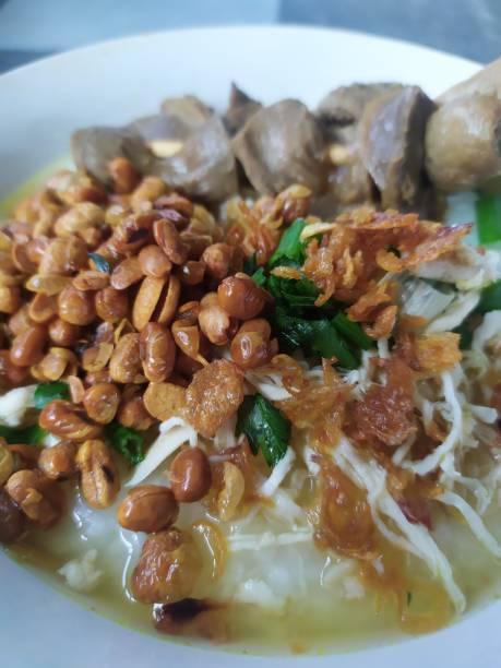 istock Bubur Ayam or Chicken Porridge 1413242229
