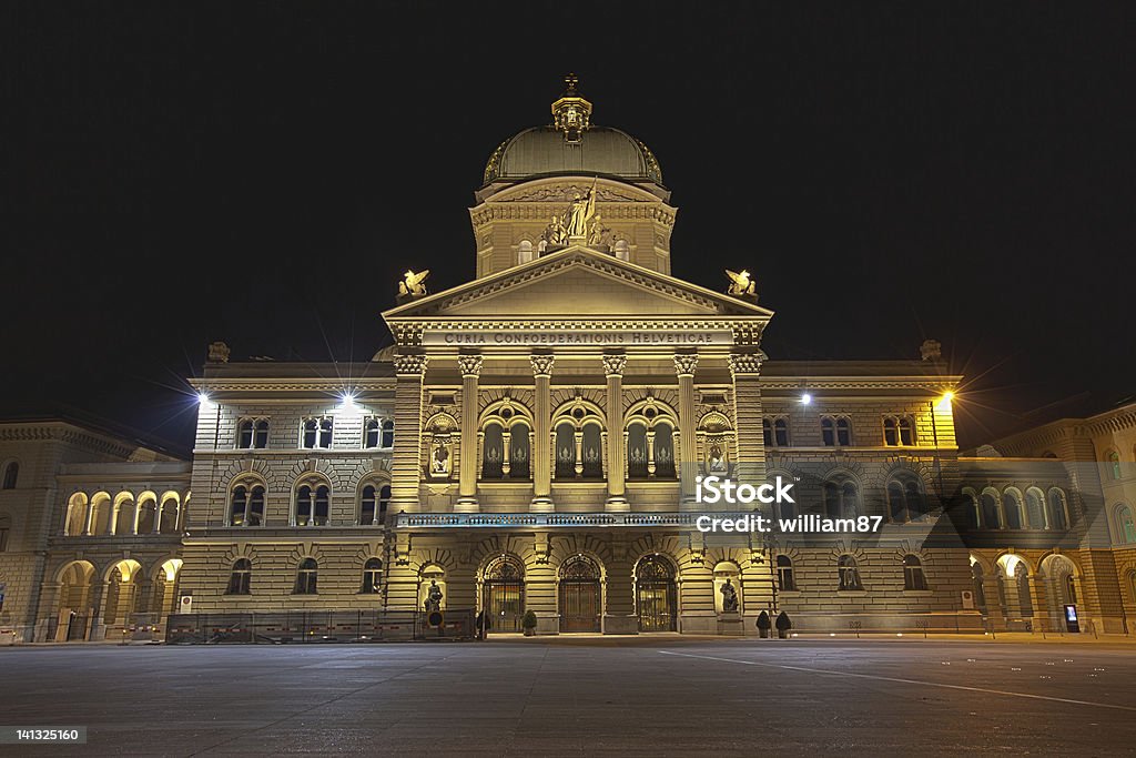 Bundeshaus di Berna - Foto stock royalty-free di Berna