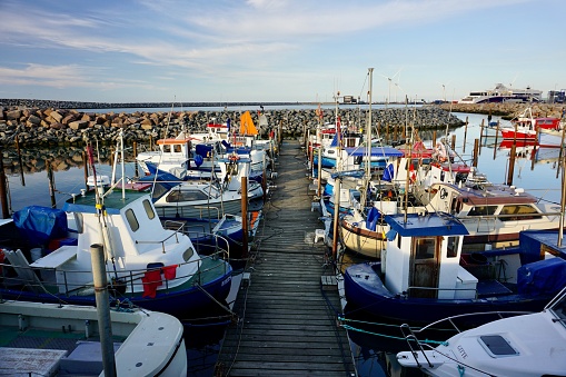 When the port was built from 1919 to 1930, it was the first Danish port whose location faced the open North Sea.