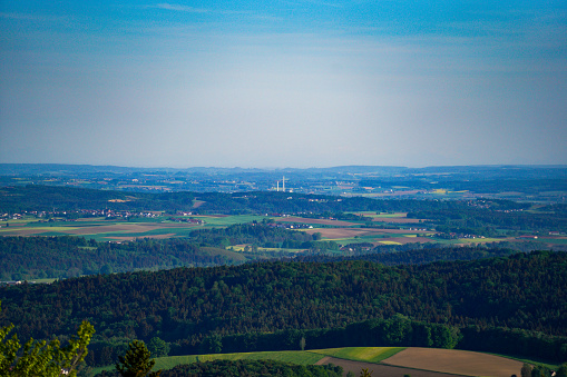 Aerial of Rural America and Farmland