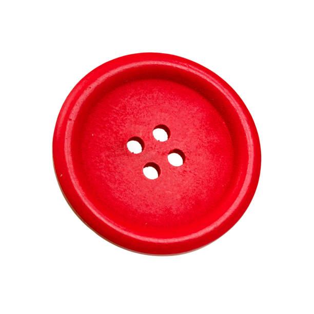 istock Colorful cloth decorative button isolated on the white background 1413265386