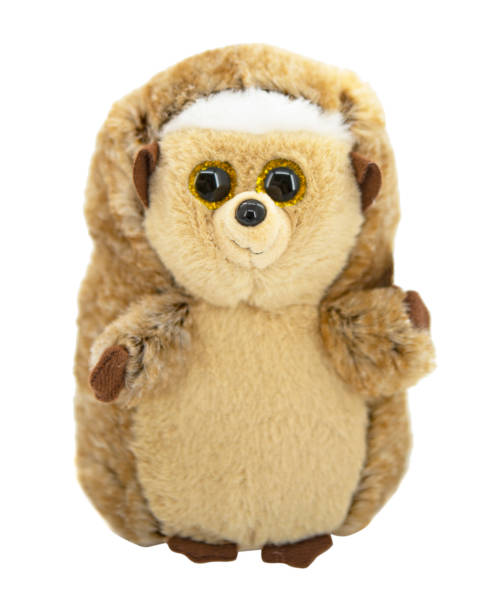 istock Funny hedgehog toy isolated plush on the white background 1413265431