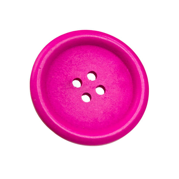 istock Colorful cloth decorative button isolated on the white background 1413265456