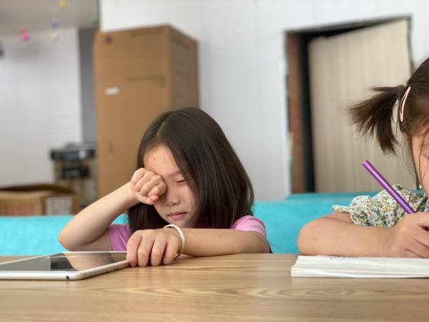 istock Excessive eye use and impaired vision in children 1413267385